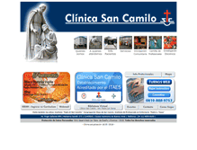 Tablet Screenshot of clinicasancamilo.org.ar